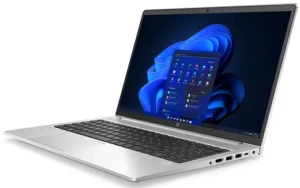 HP Probook 455 G9 15.6" yrityskannettava (Ryzen 5 5625U, 8 Gt, 256 Gt SSD, B-grade)