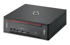 Fujitsu Esprimo Q958 minitietokone (i3-8100, 16 Gt, 512 Gt SSD)