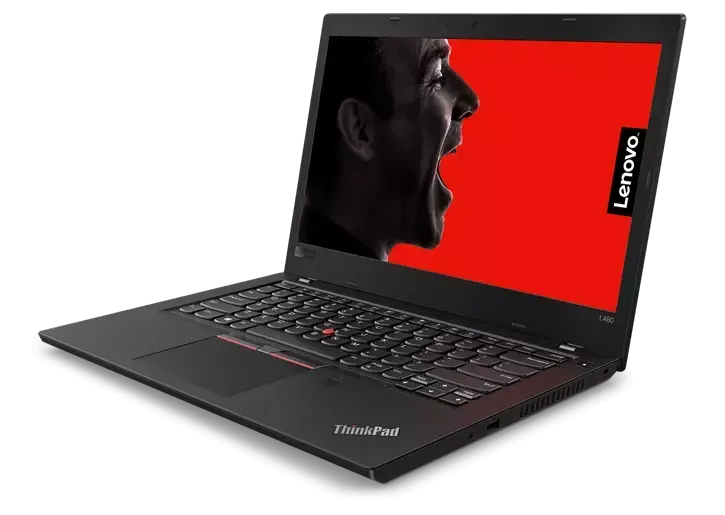 Lenovo ThinkPad L480 14" kannettava (i3-8130U, 8 Gt, 256 Gt SSD, B-grade)