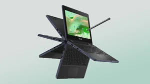 Asus Studentbook Flip BR1100FKA 11.6" 2-in-1 kannettava (Pentium N6000, 8 Gt, 128 Gt SSD, B-grade)